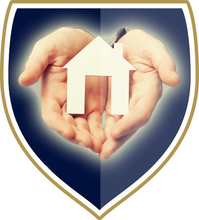 picture of hands holding a small house. information for tenants for assured residential website