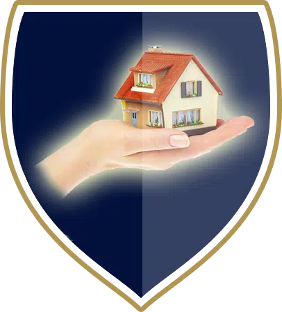 picture of hand holding miniature house for let only service for assured residential website