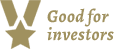 good for investors gold logo for assured residential website